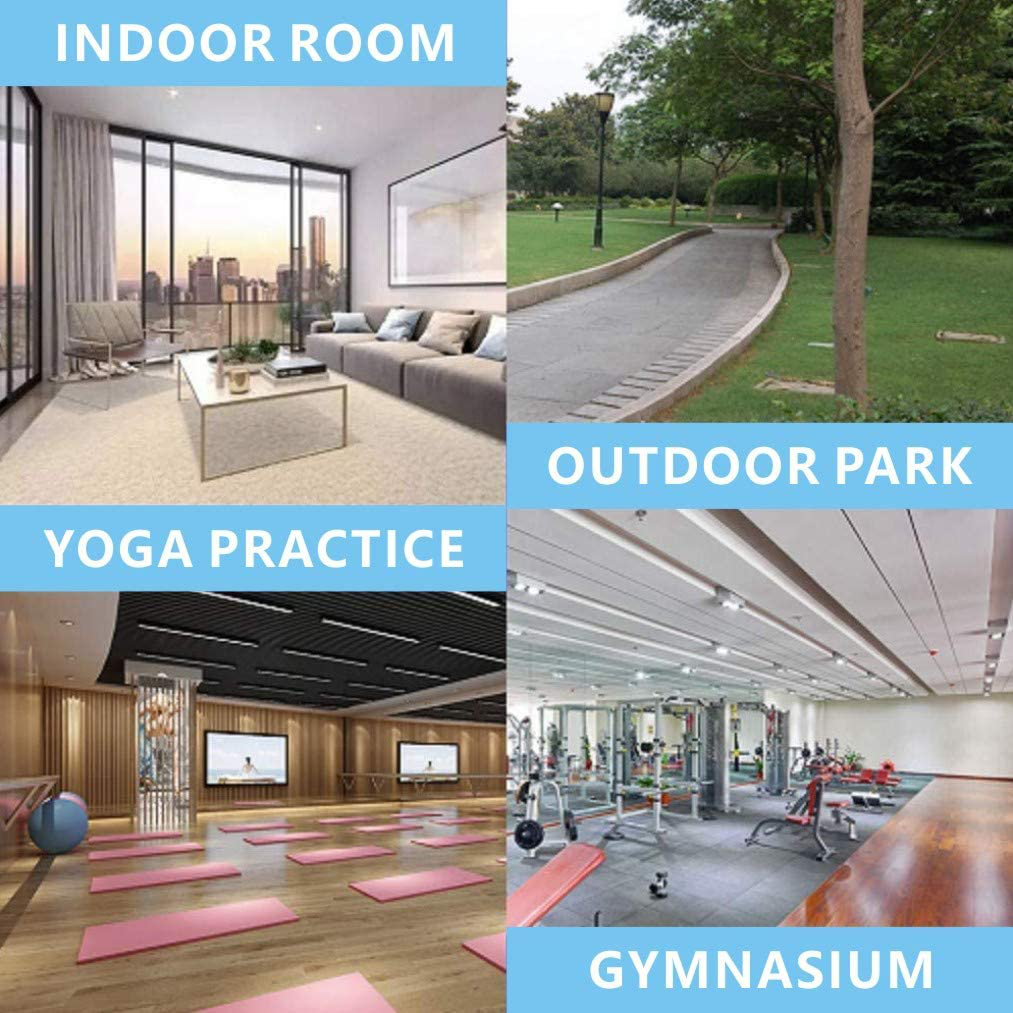 LAFEIMZ Malfunction Tension Rope, Elastic Yoga Pedal Puller Resistance Band, Natural Latex Tension Rope Fitness Equipment,For Abdomen/Waist/Arm/Leg Stretching Slimming Training (Blue)