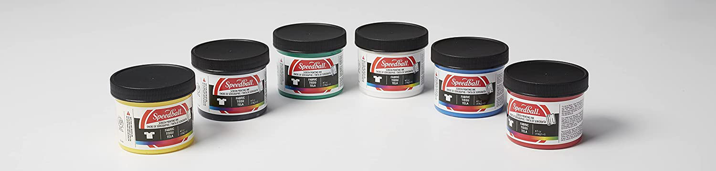 Speedball Fabric Screen Printing Ink Starter Set