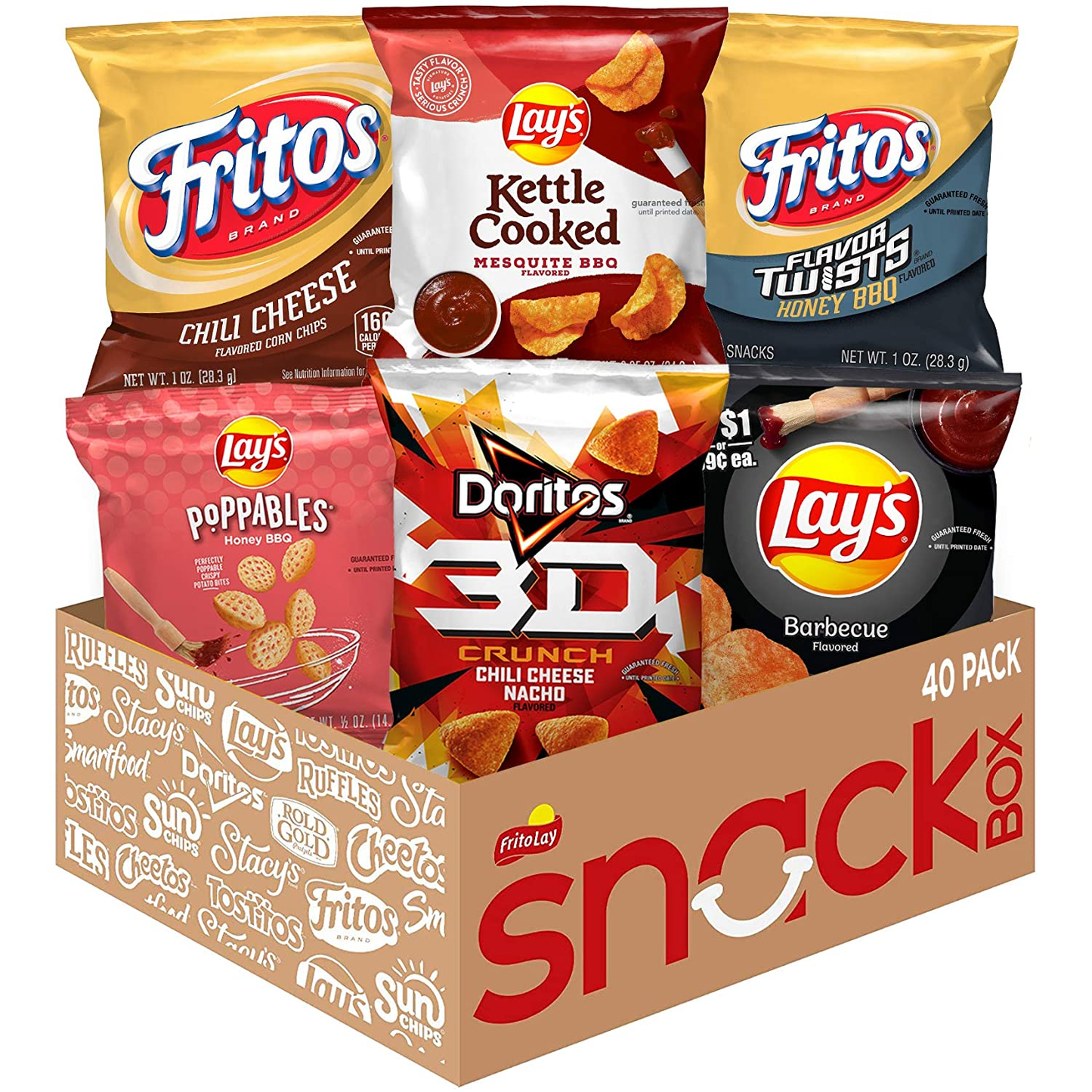 Frito-Lay Doritos & Cheetos Mix (40 Count) Variety Pack