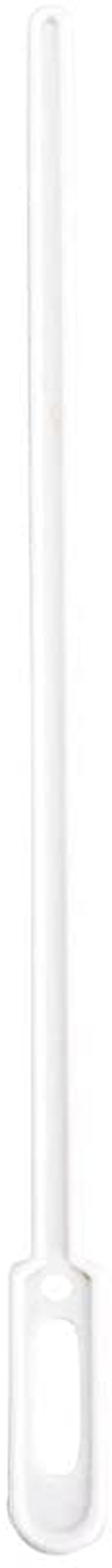 White Plastic Keyhole Coffee Stirrer - 6 1/4" - 100 count box - Restaurantware