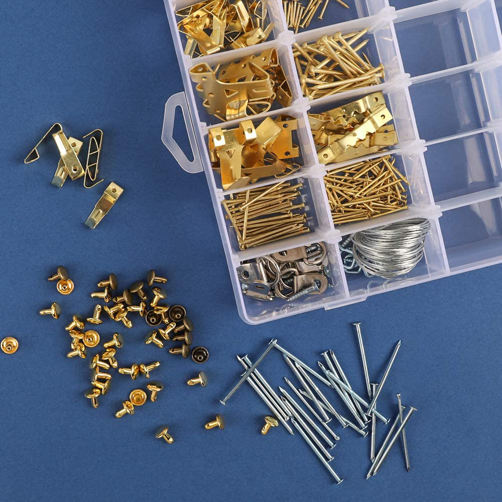 Outuxed 2pack 36 Grids Clear Plastic Organizer Box Storage Container Jewelry Box with Adjustable Dividers for Beads Art DIY Crafts Jewelry Fishing Tackles with 5 Sheets Label Stickers