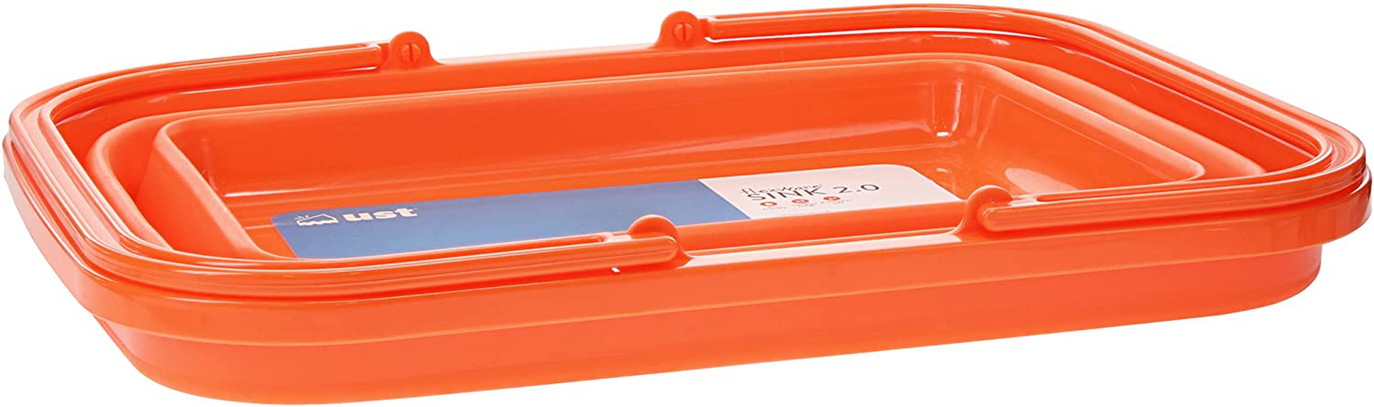 UST Flexware Collapsible Sink 2.0 with 4.23 Gal Wash Basin for Washing Dishes and Person during Camping, Hiking and Home