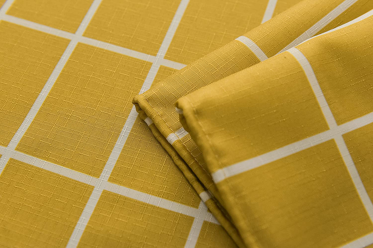 Textured Fabric Shower Curtain - Machine Washable