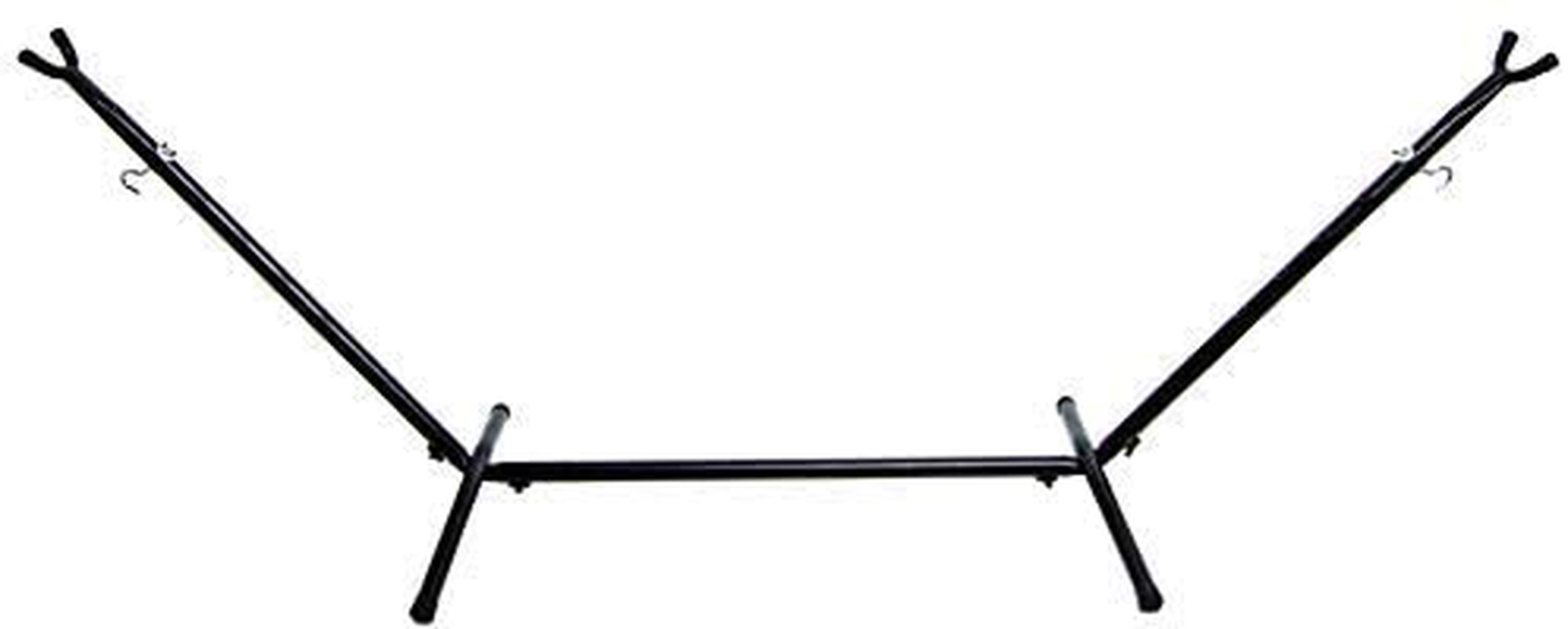 BalanceFrom Double Hammock with Space Saving Steel Stand and Portable Carrying Case, 450-Pound Capacity