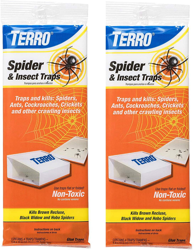 Terro T3206 Spider & Insect Trap (4 Count) … (Pack of 2)