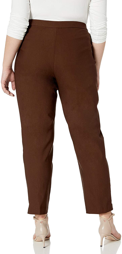 Alfred Dunner Women's Allure Slimming Plus Size Stretch Pants-Modern Fit