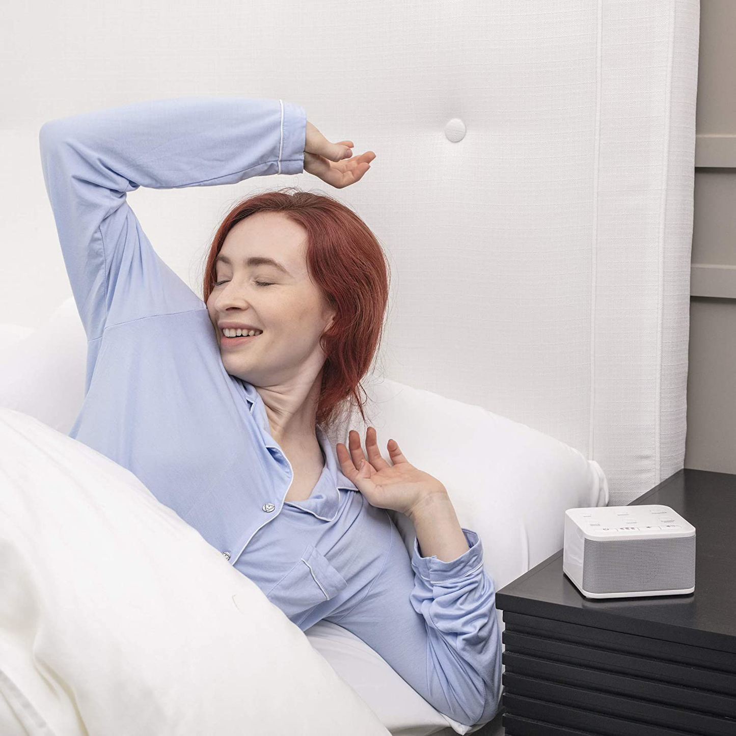 Big Red Rooster 6 Sound White Noise Machine | Sound Machine for Sleeping | Portable White Noise Machine for Office Privacy | Travel Sound Machine Baby | Plug in Or Battery Operated