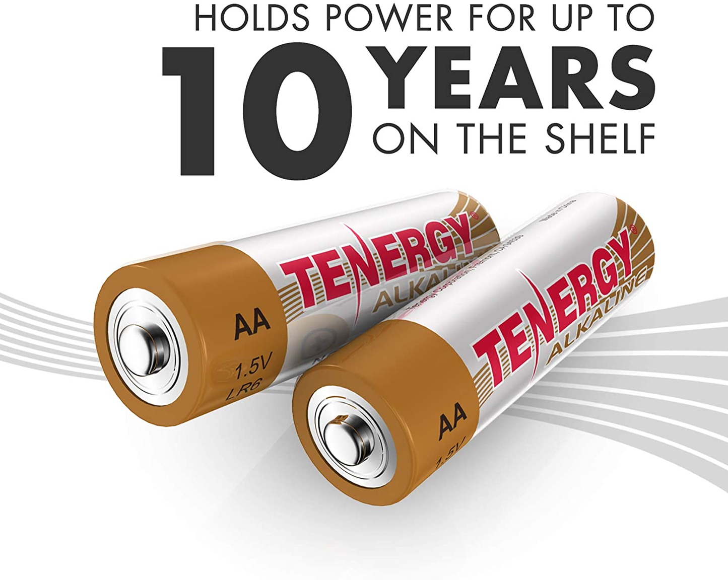 Combo Tenergy 1.5V Alkaline Batteries, High Performance AA/AAA Battery