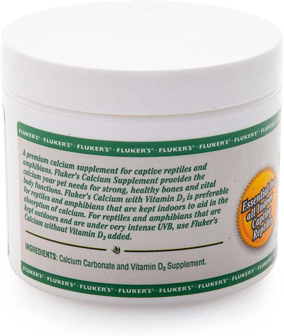 Fluker's Calcium Reptile Supplement with added Vitamin D3