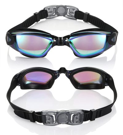 Aegend Swim Goggles, Swimming Goggles No Leaking Anti Fog Adult Men Women Youth