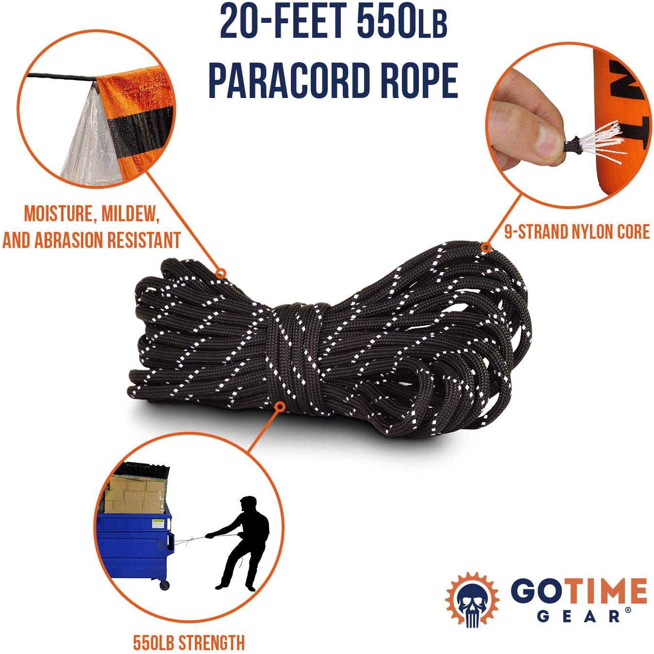 Go Time Gear Life Tent Emergency Survival Shelter – 2 Person Emergency Tent – Use as Survival Tent, Emergency Shelter, Tube Tent, Survival Tarp - Includes Survival Whistle & Paracord