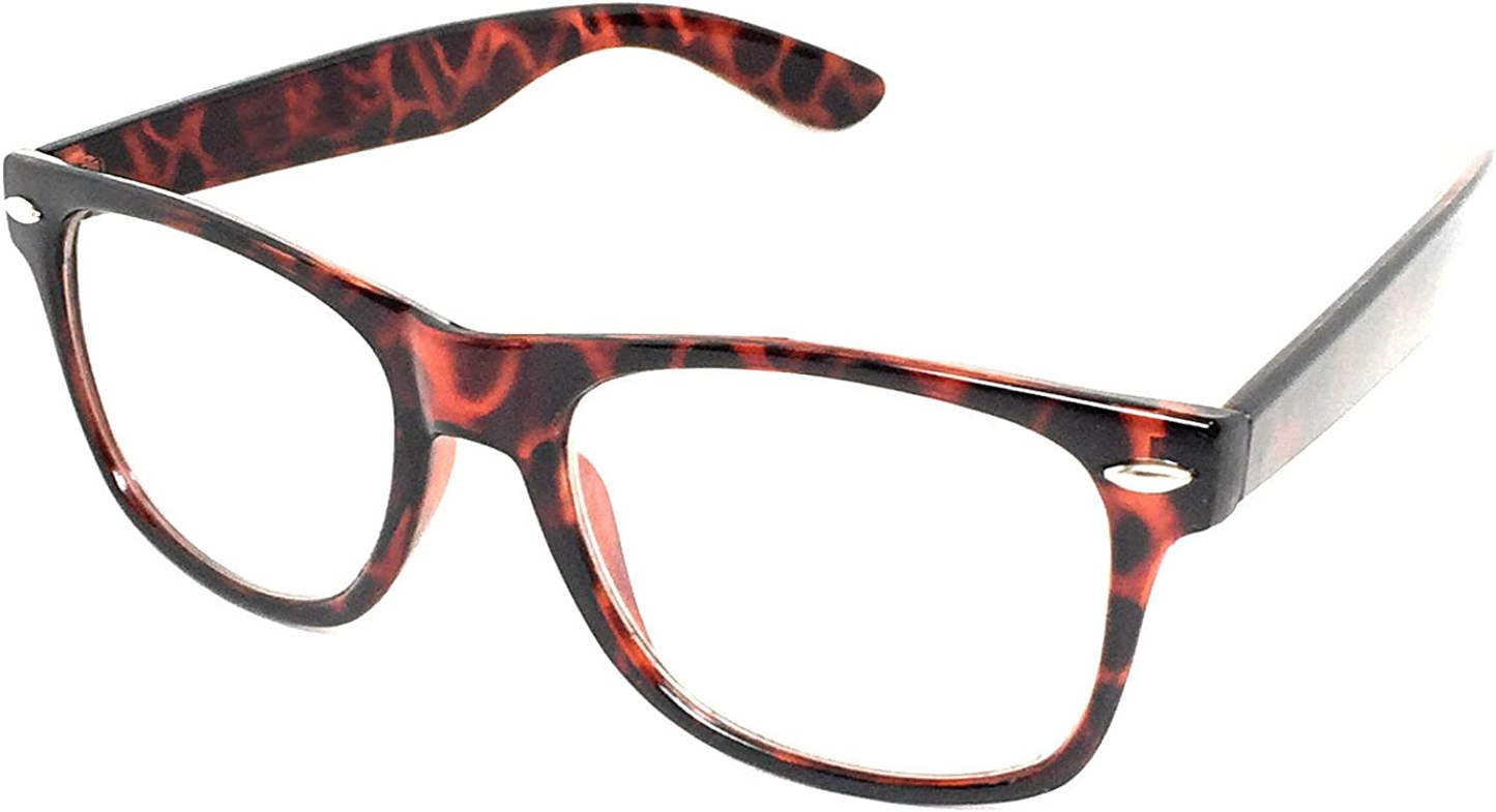 Webdeals Retro - Classic 80S Style Sunglasses Vintage Rectangle