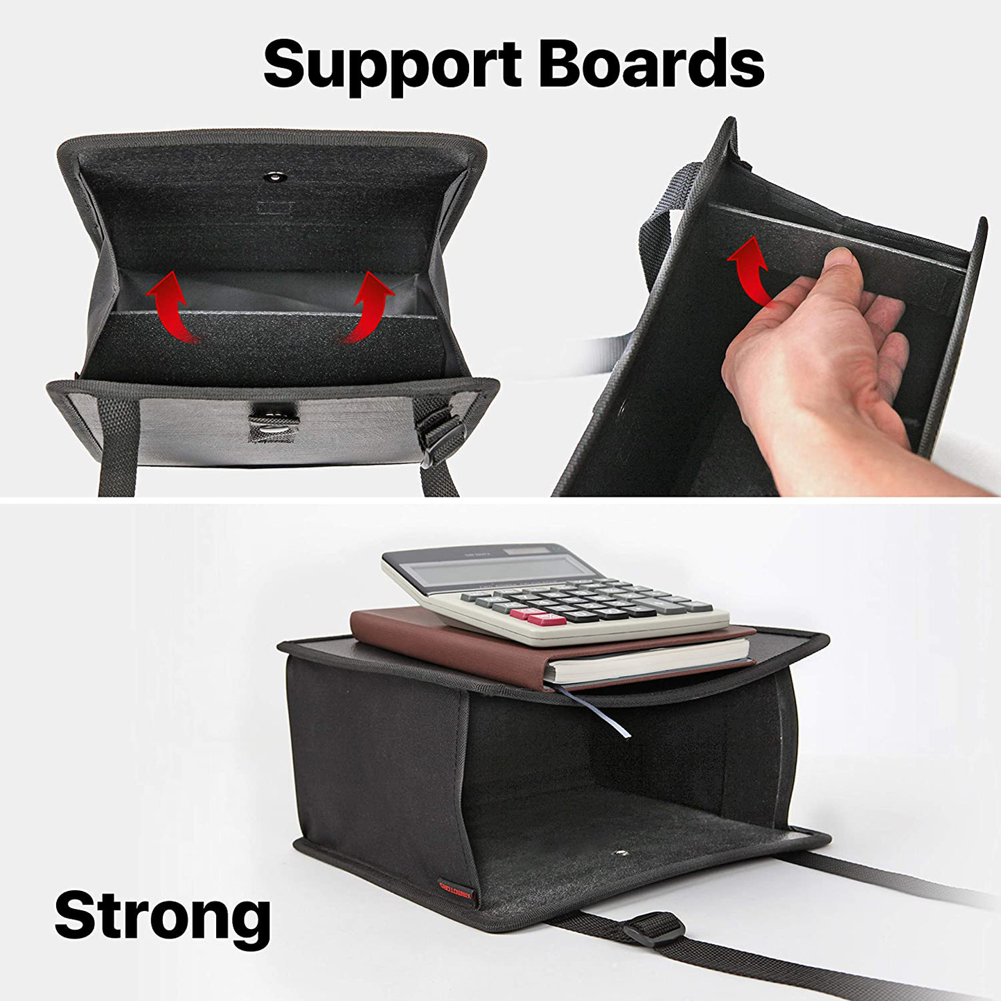 KMMOTORS Foldable Car Garbage Can Patented Car Waste Basket Comfortable Multifuntional
