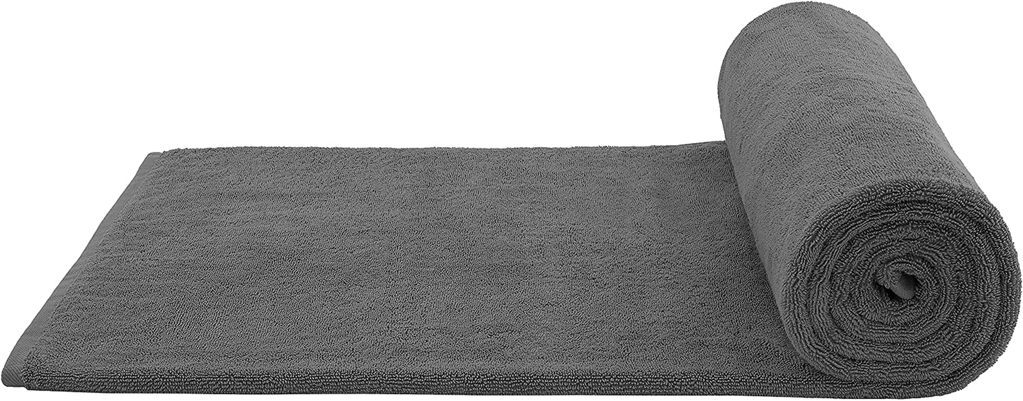 Cotton Paradise Luxurious Jumbo Bath Sheet 40x80 Inches Thick & Large 650 GSM Genuine Ringspun Cotton, Luxury Hotel & Spa Quality