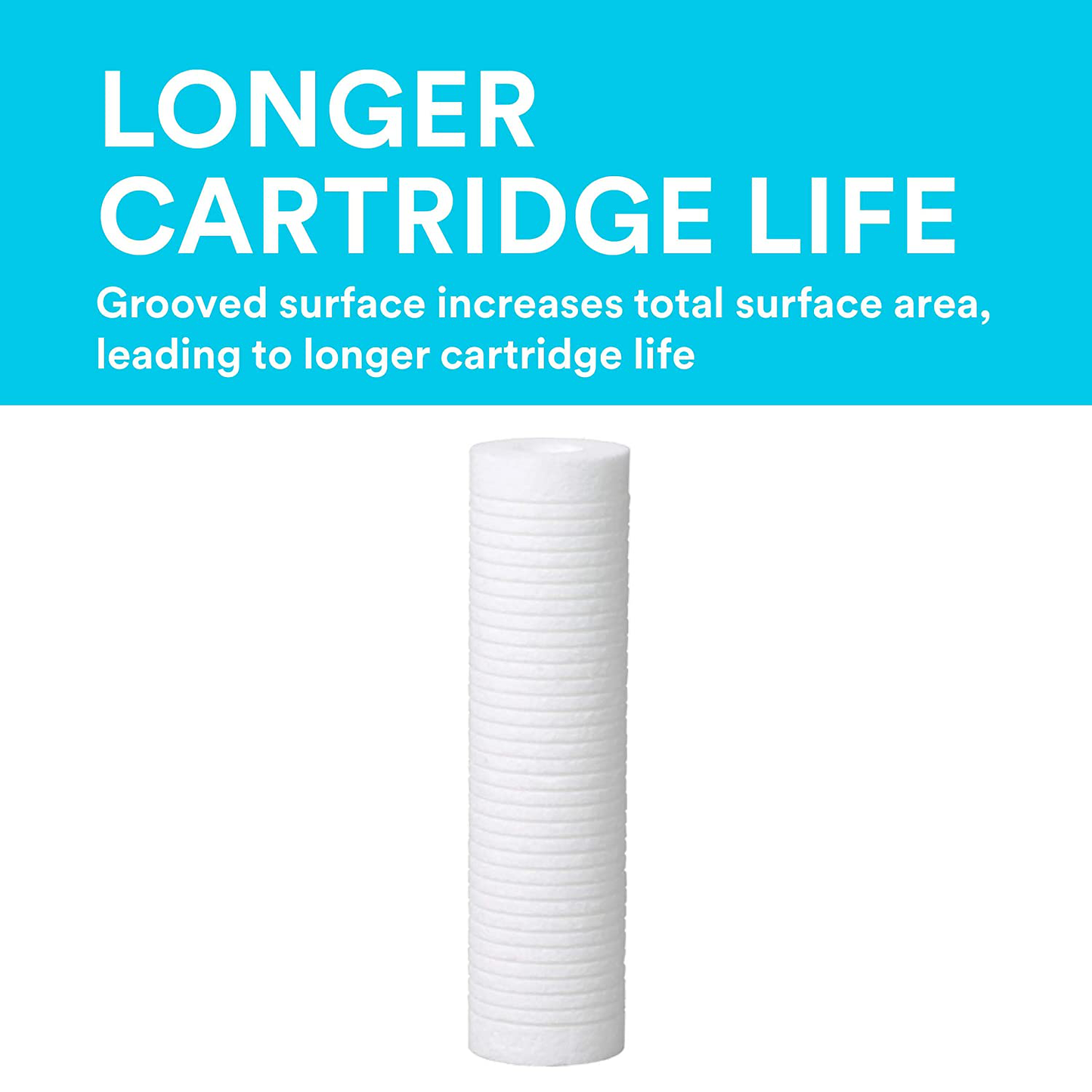 3M Aqua-Pure AP100 Series Whole House Replacement Water Filter Drop-in Cartridge AP110, Standard Capacity, for use with AP11T or AP101T Systems