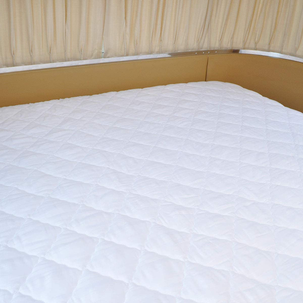 AB Lifestyles RV 60x80 Camper Queen Quilted Mattress Pad Cover. Fitted Sheet Style. for RV, Camper. Made in The USA…