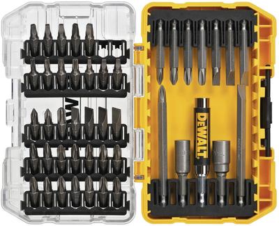 DEWALT Screwdriver Bit Set, Impact Ready, FlexTorq, 40-Piece with Bit Set with Magnetic Drive Guide (DWA2T40IR & DW2095)