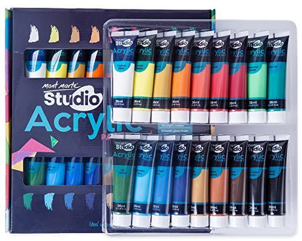 Multi Pack of 36ml Mont Marte Acrylic Paint Sets