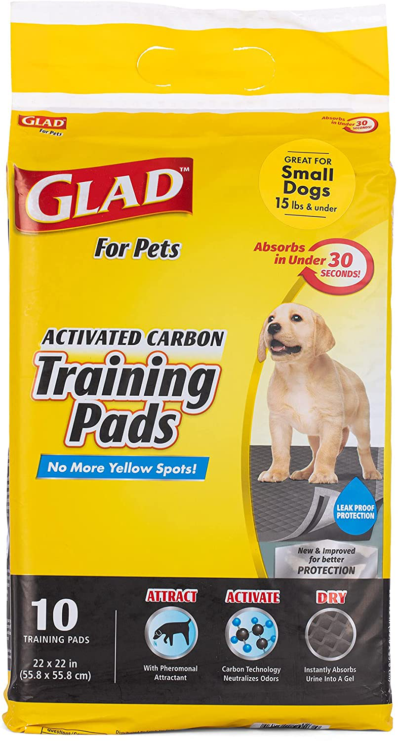 Glad for Pets Black Charcoal Puppy Pads-New & Improved Puppy Potty Training Pads That ABSORB & NEUTRALIZE Urine Instantly