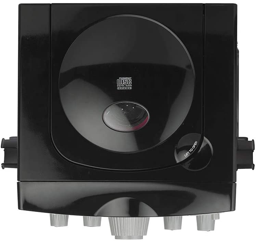 Bluetooth Karaoke System with LED Disco Lights, CD+G, USB, and Microphone