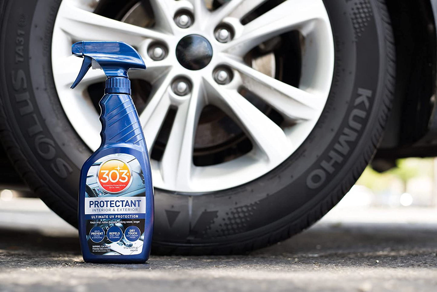 303 Protectant - Automotive Interior And Exterior - Ultimate UV Protection - Helps Prevent Fading And Cracking - Repels Dust, Lint, And Staining - Non Greasy Finish, 16 fl. oz. (30382CSR)