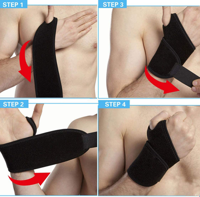 Bracoo WS10 Wrist Support Brace, Hand Support, Adjustable Wrist Wrap Strap for Fitness, Weightlifting, Tendonitis, Carpal Tunnel Arthritis, Joint Pain Relief, Wrist Tendonitis – Fits Right and Left Hand