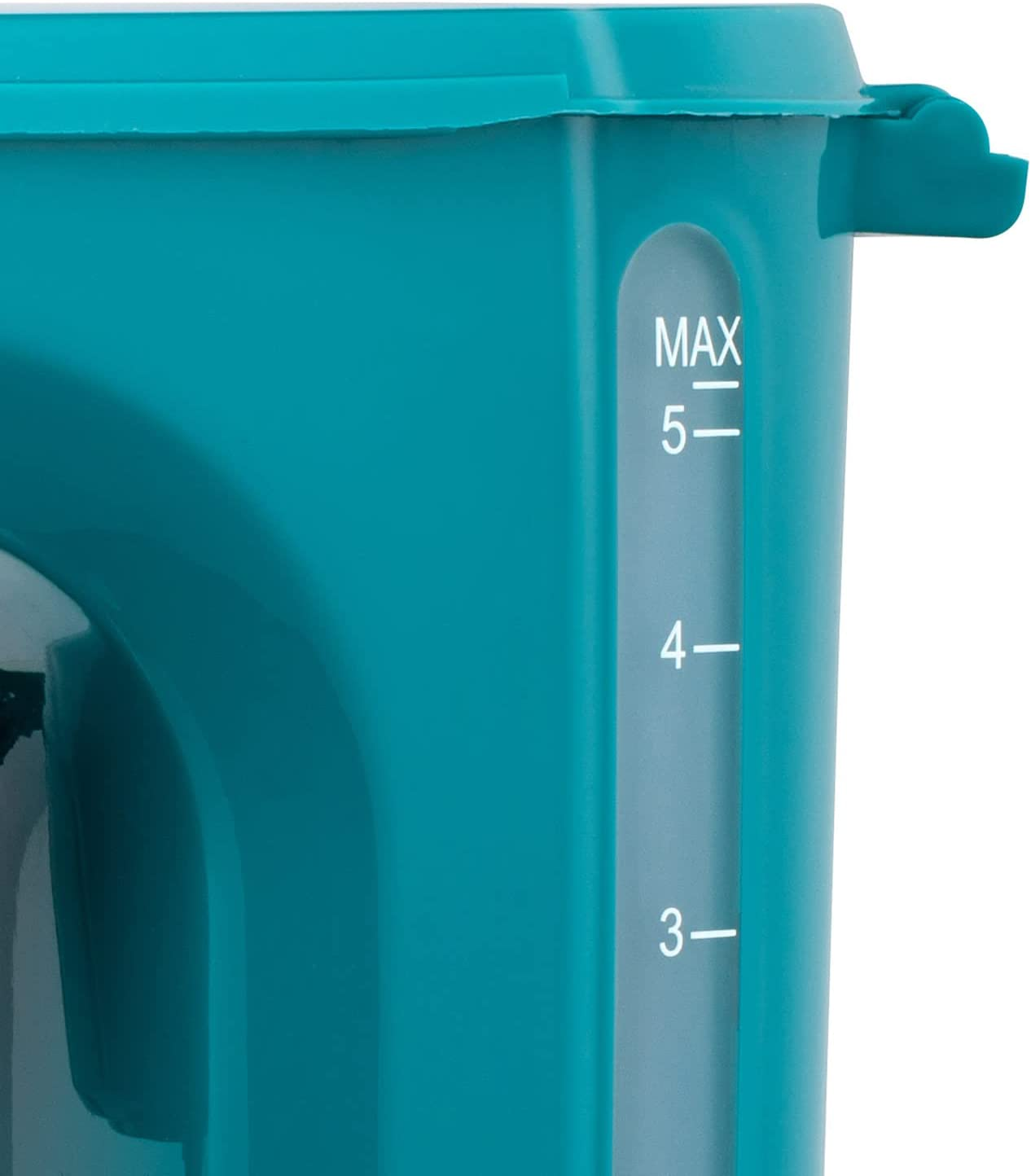 Holstein Housewares - 5-Cup Compact Coffee Maker, Teal - Convenient and User Friendly with Auto Pause and Serve Functions,Hh-0914701E