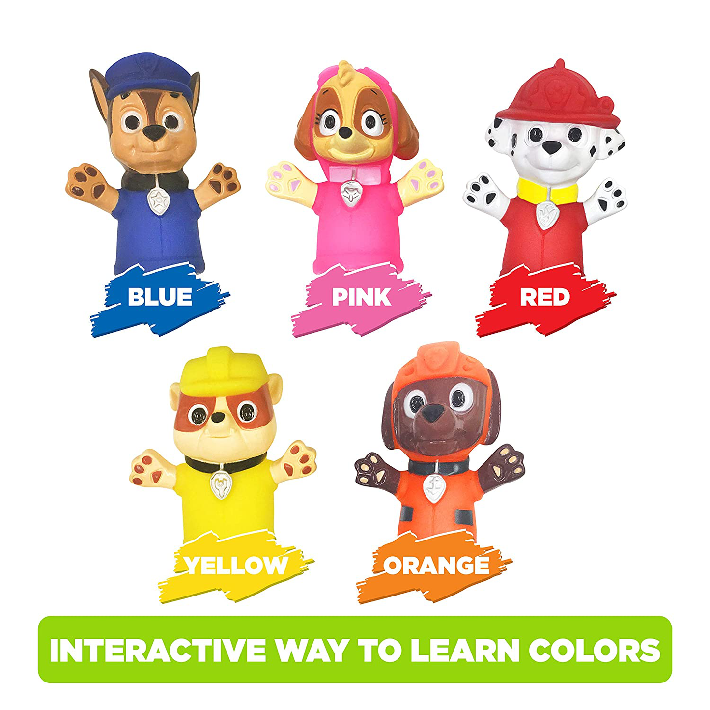 Nickelodeon Paw Patrol Finger Puppets - Party Favors, Educational, Bath Toys