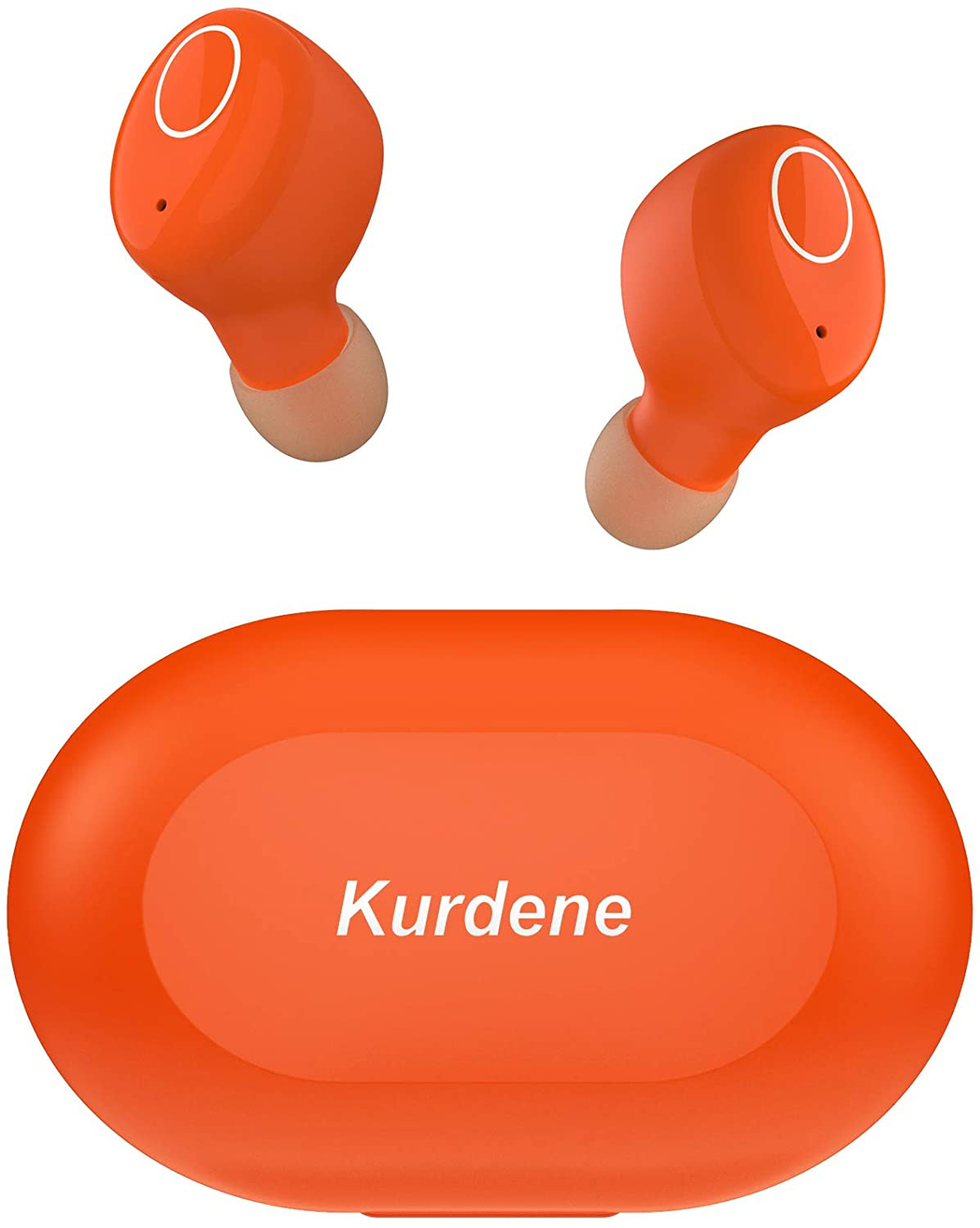 Wireless Earbuds,Bluetooth Earbuds with Charging Case Bass Sounds IPX8 Waterproof Sports Headphones with Mic Touch Control 24H Playtime