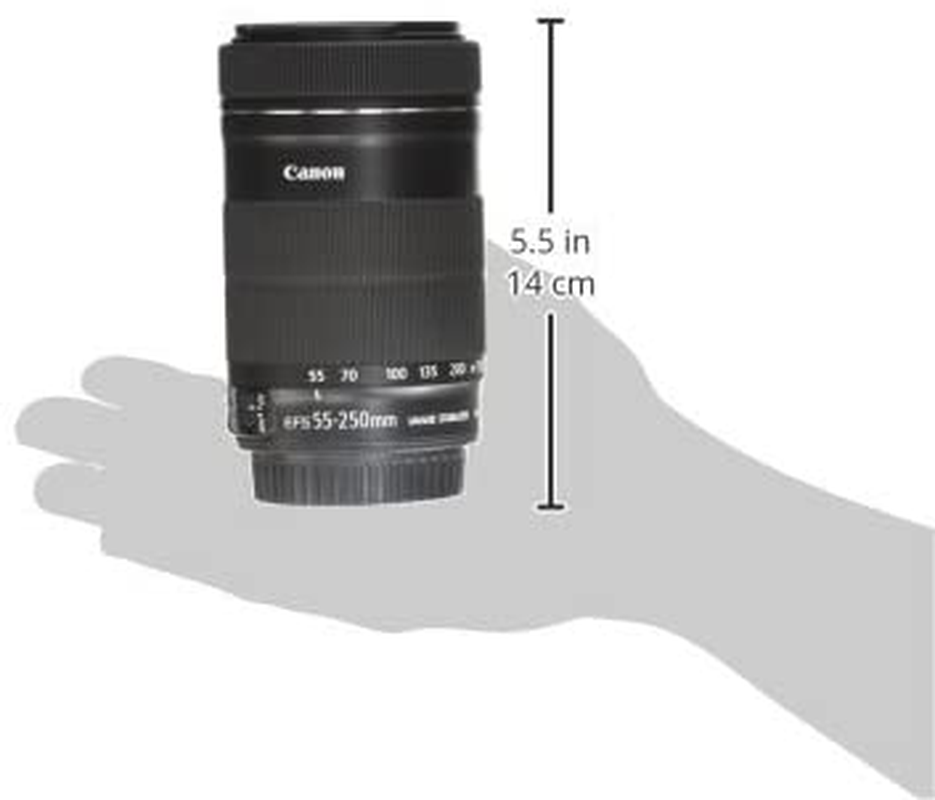 Canon EF-S 55-250mm F4-5.6 IS STM Lens for Canon SLR Cameras