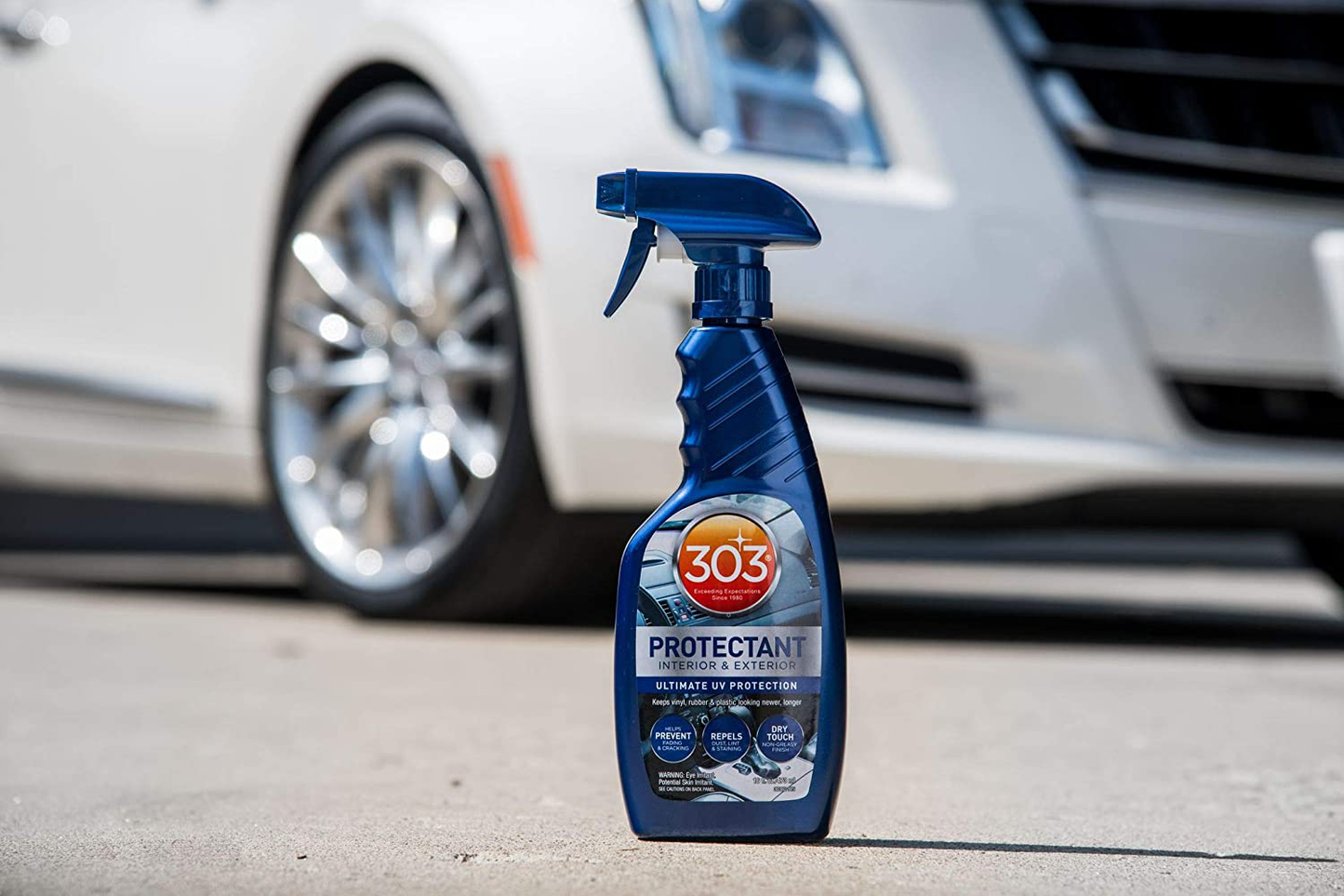 303 Protectant - Automotive Interior And Exterior - Ultimate UV Protection - Helps Prevent Fading And Cracking - Repels Dust, Lint, And Staining - Non Greasy Finish, 16 fl. oz. (30382CSR)