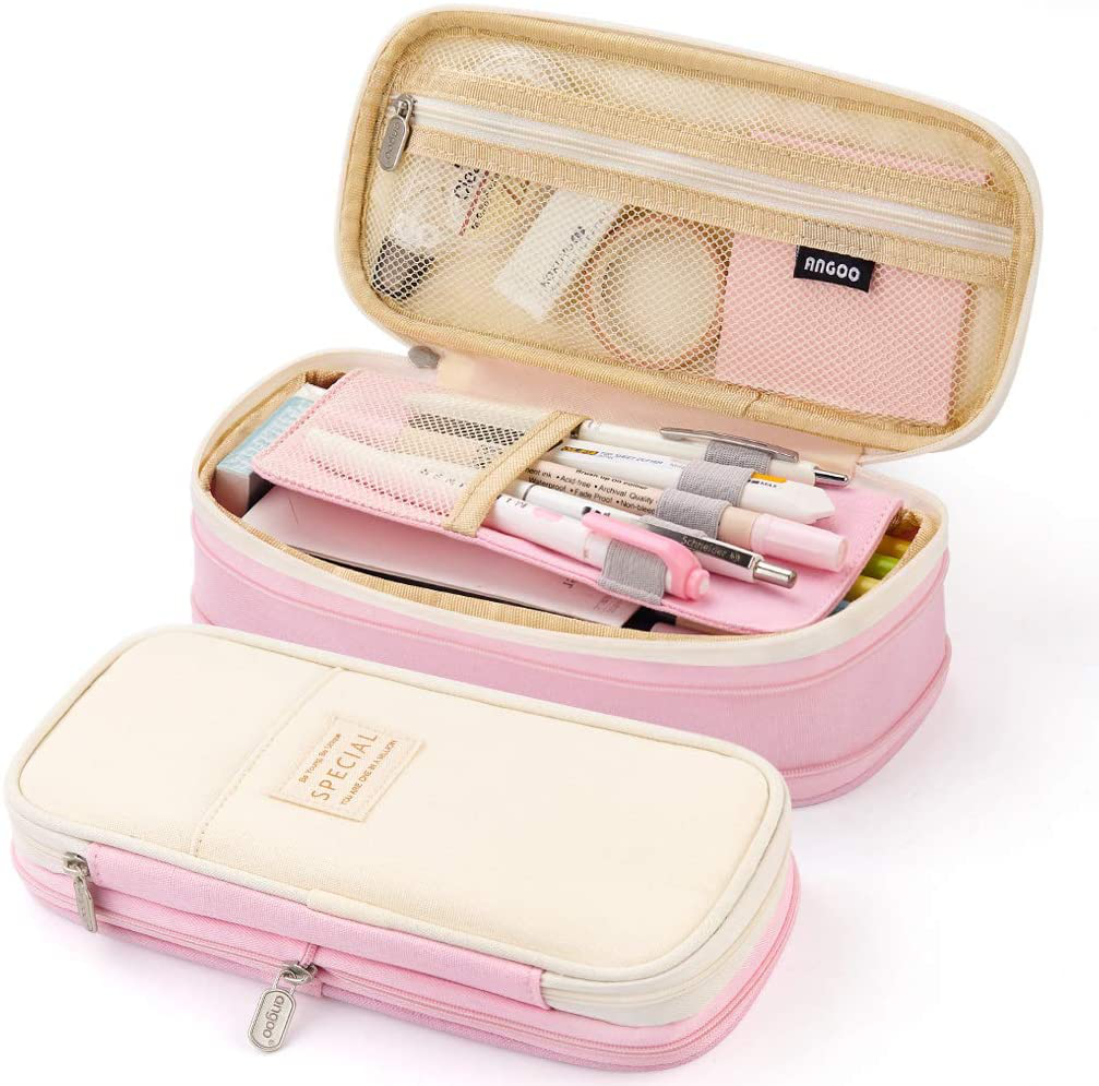 EASTHILL Big Capacity Pencil Pen Case Office College School Large Storage High Capacity Bag Pouch Holder Box Organizer