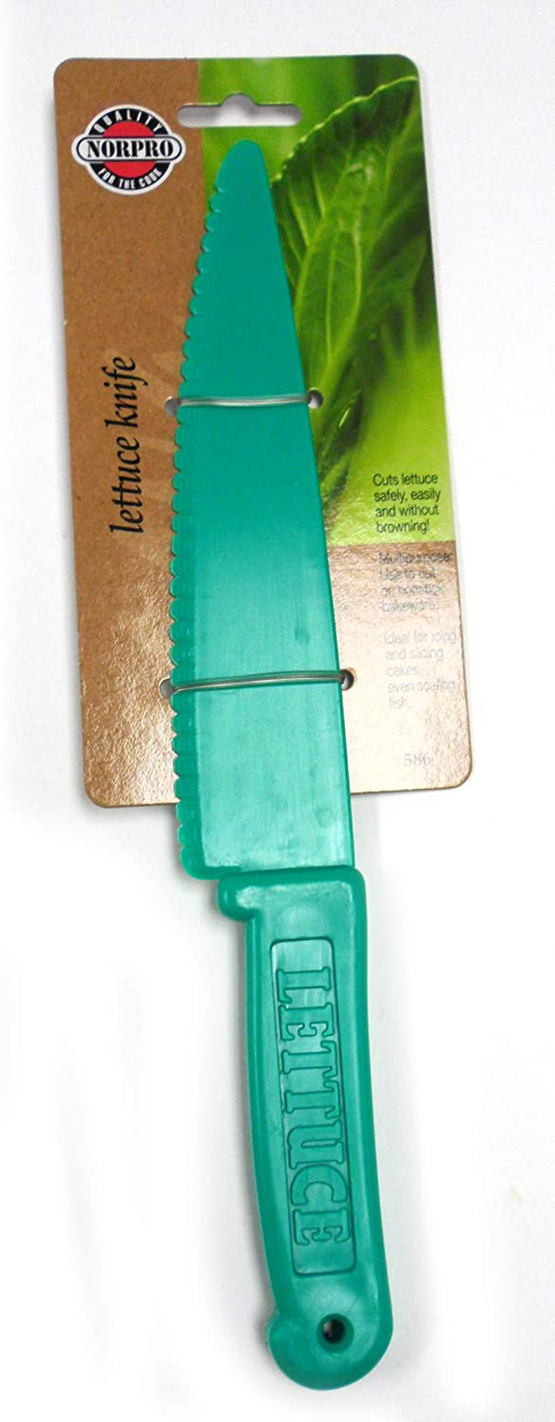 Norpro 586 , Blue Lettuce Knife, 11.25in/28.5cm