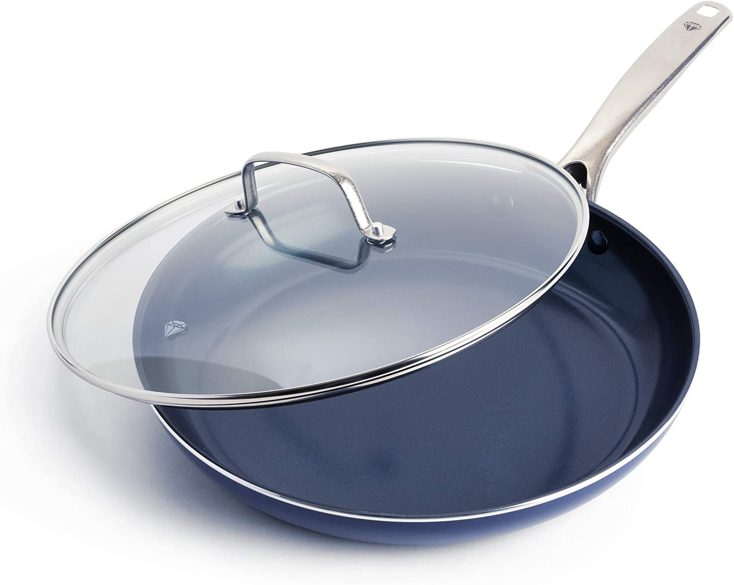 Blue Diamond Cookware Pan, Frying Lid, 12"