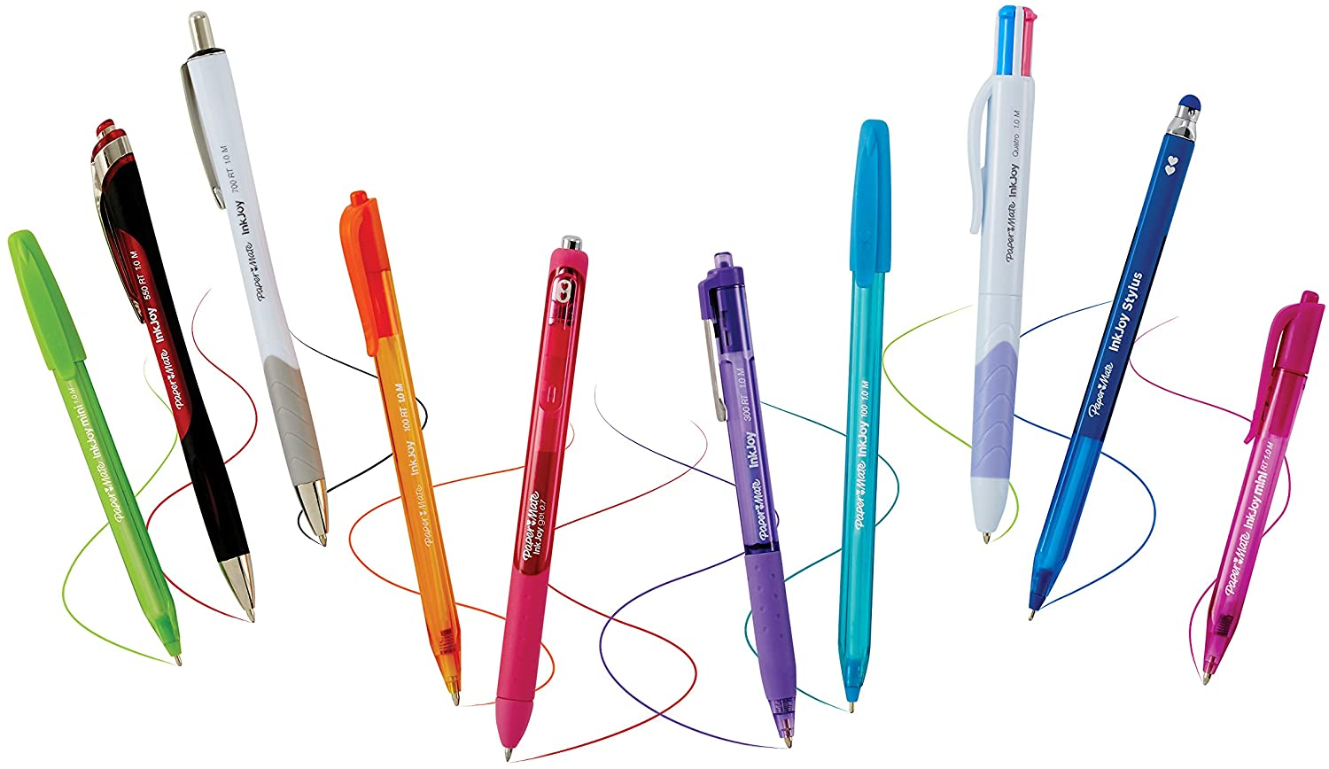 Paper Mate 2014534 Inkjoy 50ST Ballpoint Pens, Medium Point (1.0Mm), Blue, 60 Count