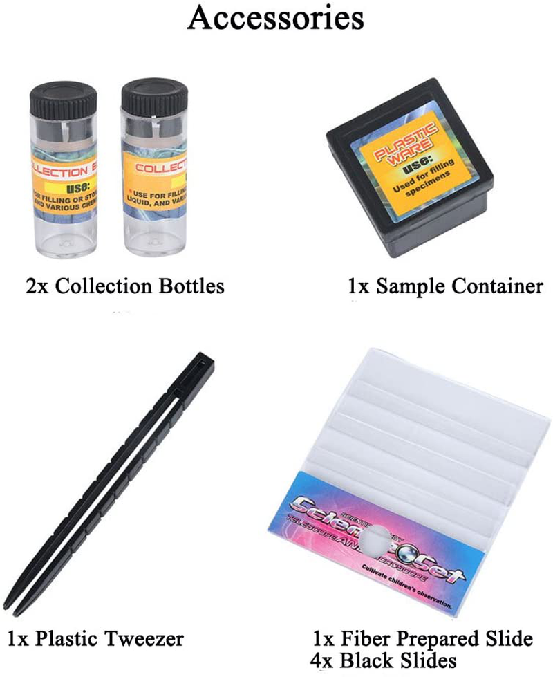 Kids Microscope Science Kit with Slides