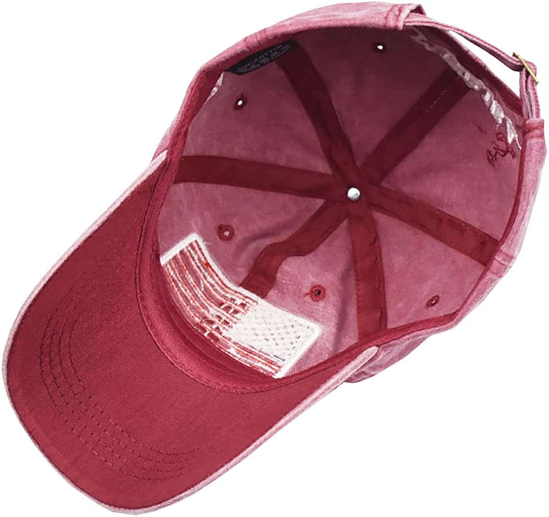Adjustable Baseball Cap American Flag Hat Headdress Outdoor Sports Cap Peaked Cap Cotton