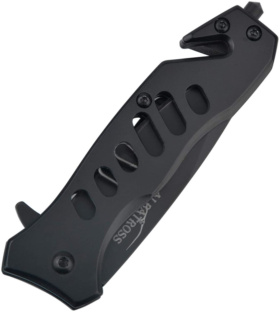 ALBATROSS EDC Cool Sharp Tactical Folding Pocket Knife,SpeedSafe Spring Assisted Opening Knifes with Liner Lock,Pocketclip,Glass Breaker,Seatbelt Cutter(Multi)