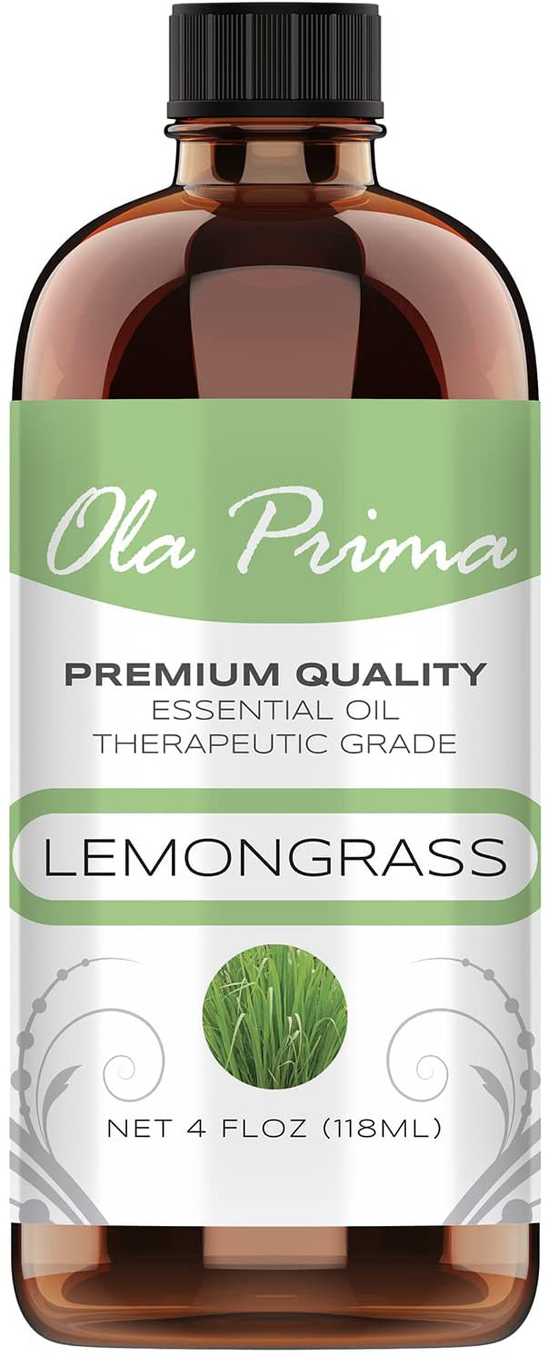 Ola Prima 16Oz - Premium Quality Peppermint Essential Oil (16 Ounce Bottle) Therapeutic Grade Peppermint Oil