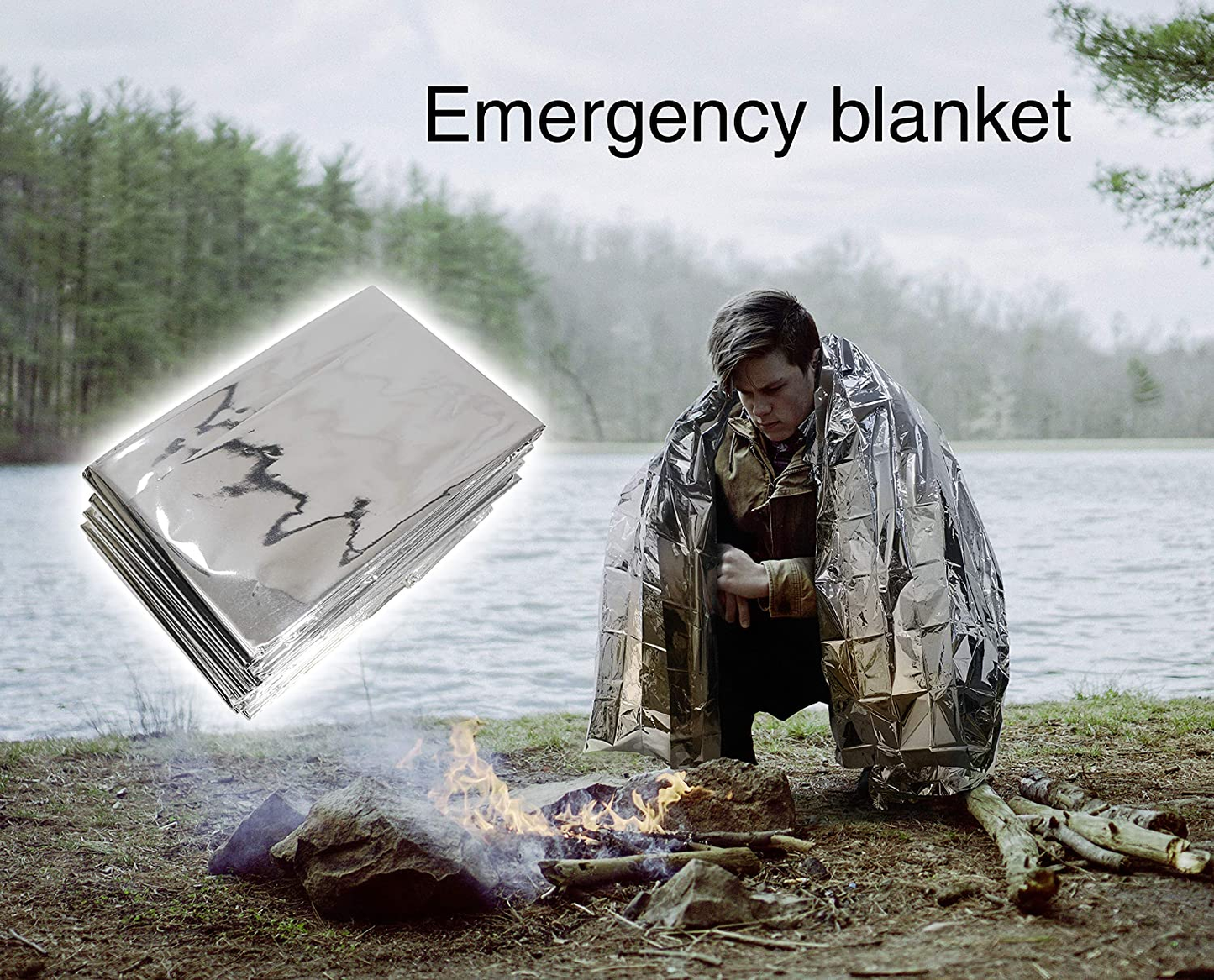 10 in 1 Emergency Tactical Gear Survival Kit Knife Blanket Compass Fire Starter Flashlight Saw Outdoor Camping Hiking Hunting Adventure Sport Supplies