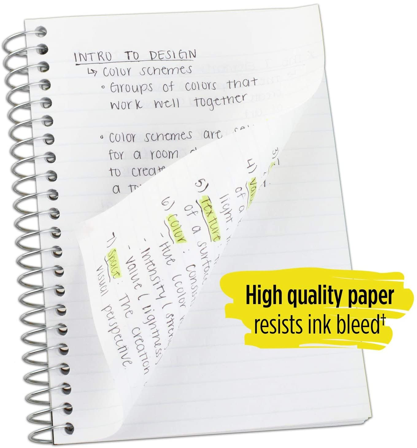 Five Star Personal Spiral Notebooks, 3 Pack, 1-Subject, College Ruled Paper, 7" X 4-3/8", Small Size, 100 Sheets, Assorted Colors Will Vary (38643)