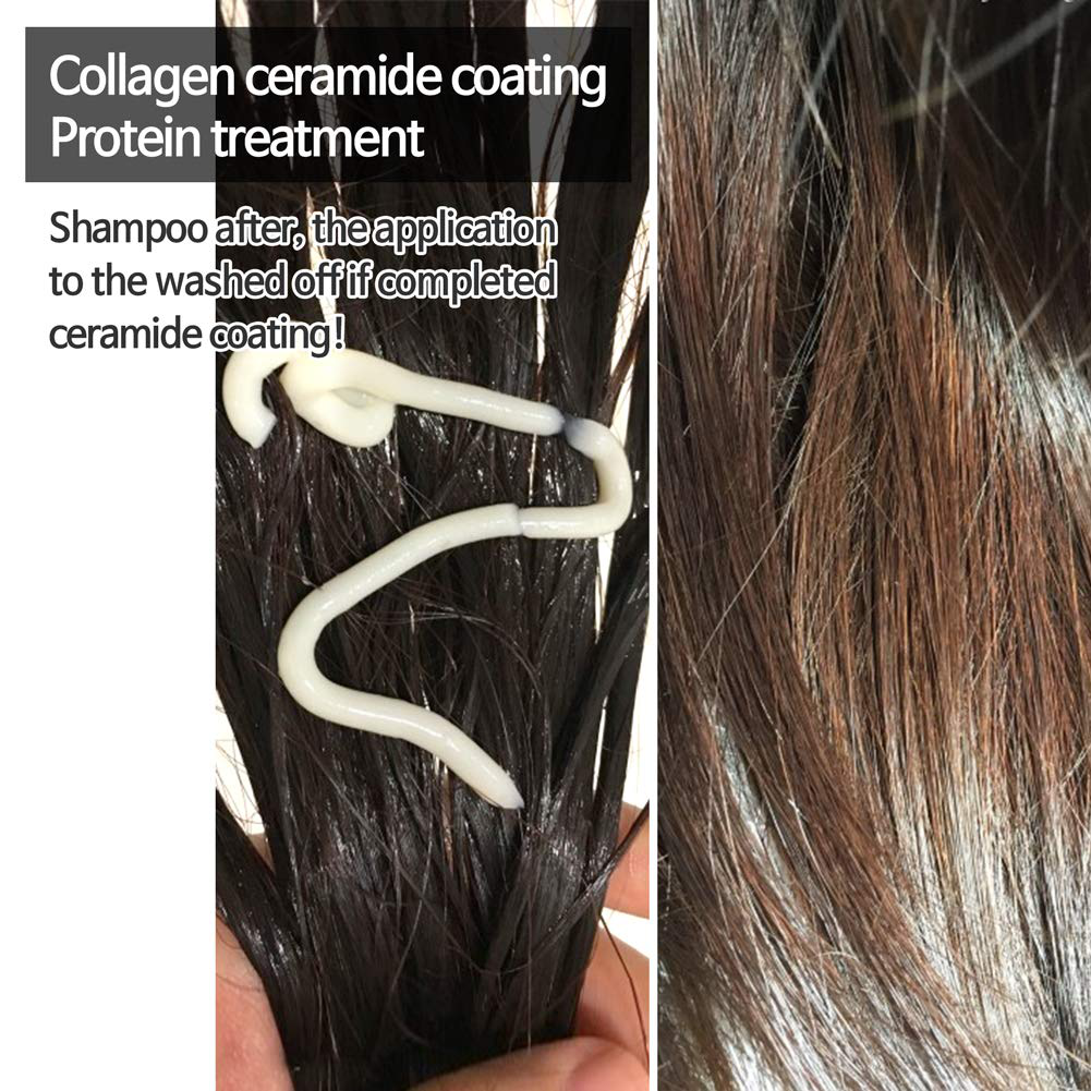 Elizavecca CER100 Collagen Coating Hair Protein Treatment 100ml hair treatment before and after hair pack before and after hair mask, Limited Edition, 3.3 Fl Oz (BizAU_121)