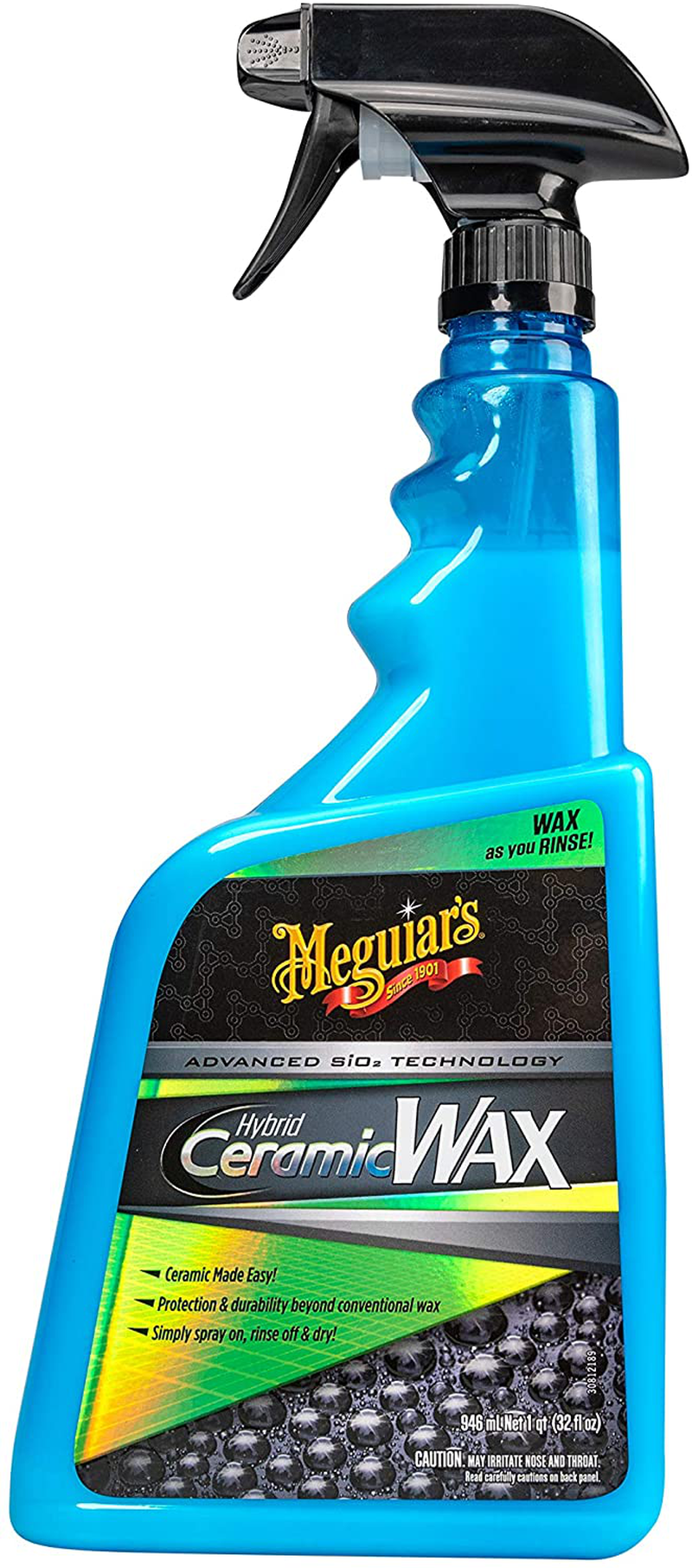 Meguiar's G190532SP Hybrid Ceramic Wax - The Car Enthusiast's Car Wax, 32 Fluid Ounces