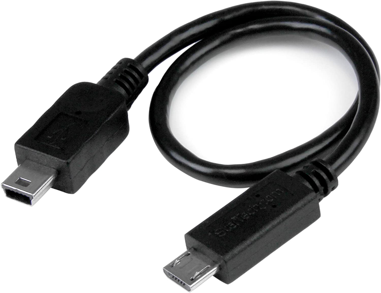 Startech.Com 5In White Micro USB to USB OTG Host Adapter M/F - Micro USB Male to USB a Female On-The-Go Host Cable Adapter - White (UUSBOTGW)