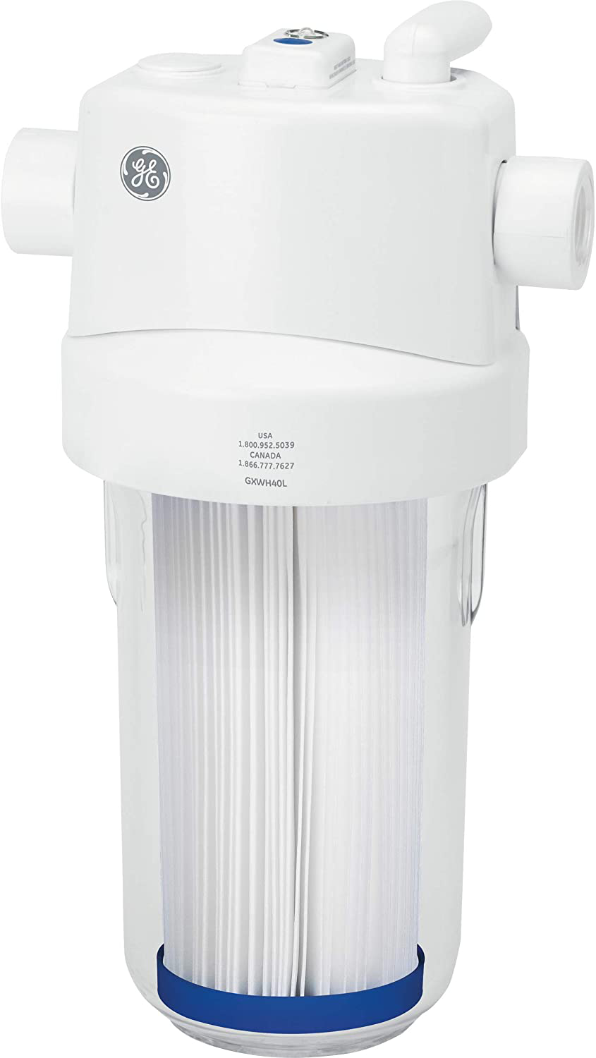GE SmartWater FXHSC GE Replacement Water Whole House Filter, 10" (length) x 4.5" (diameter)