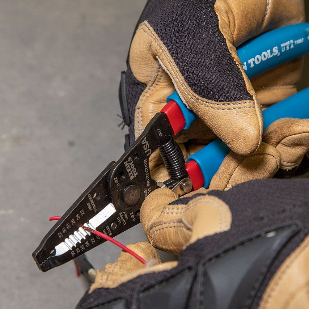 Klein Tools 11057 Wire Stripper and Cutter for 20-30 AWG Solid Wire and 22-32 AWG Stranded Wire
