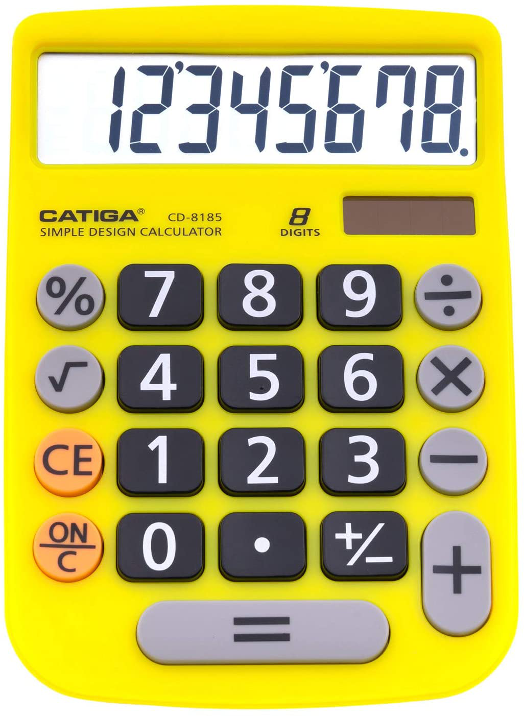 CATIGA CD-8185 Office and Home Style Calculator - 8-Digit LCD Display - Suitable for Desk and On The Move use. (Blue)