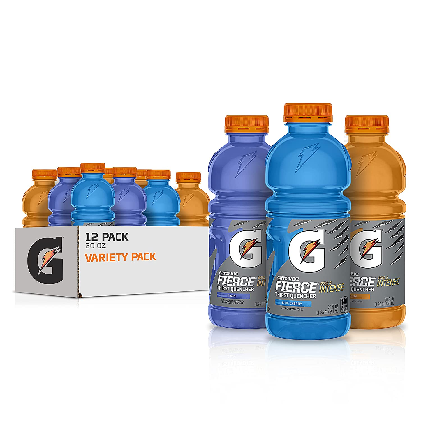 Gatorade Original Thirst Quencher 3-Flavor Frost Variety Pack, 20 Ounce, 12 Count