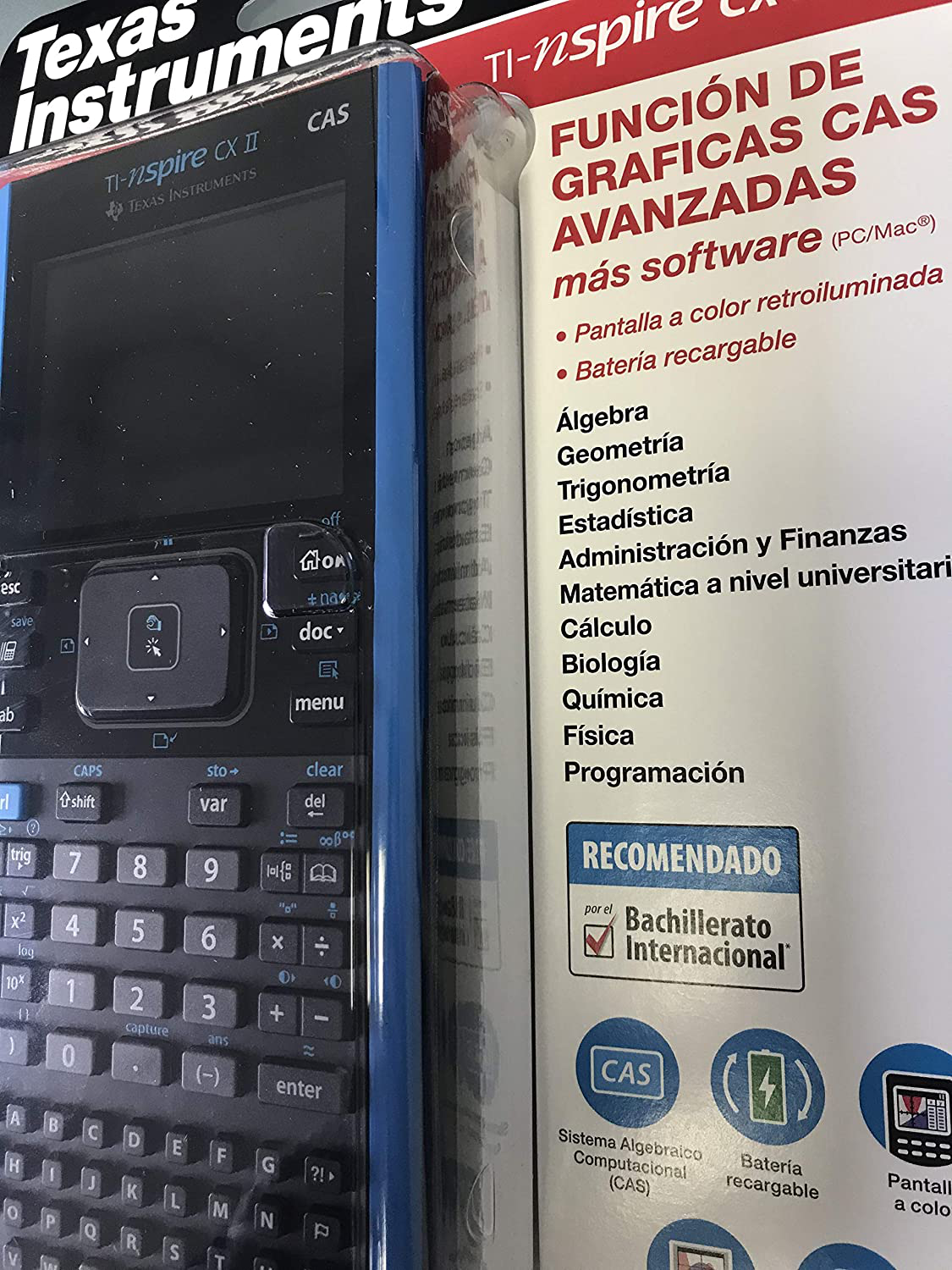 Calculadora Texas Instruments nSpire CX II CAS