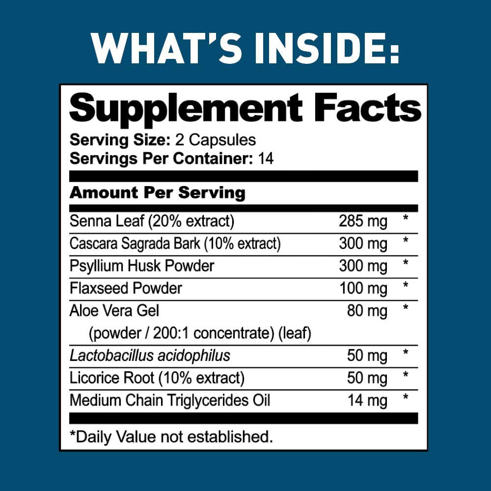 Dr. Tobias Colon 14 Day Cleanse, Supports Healthy Bowel Movements, 28 Capsules (1-2 Daily)